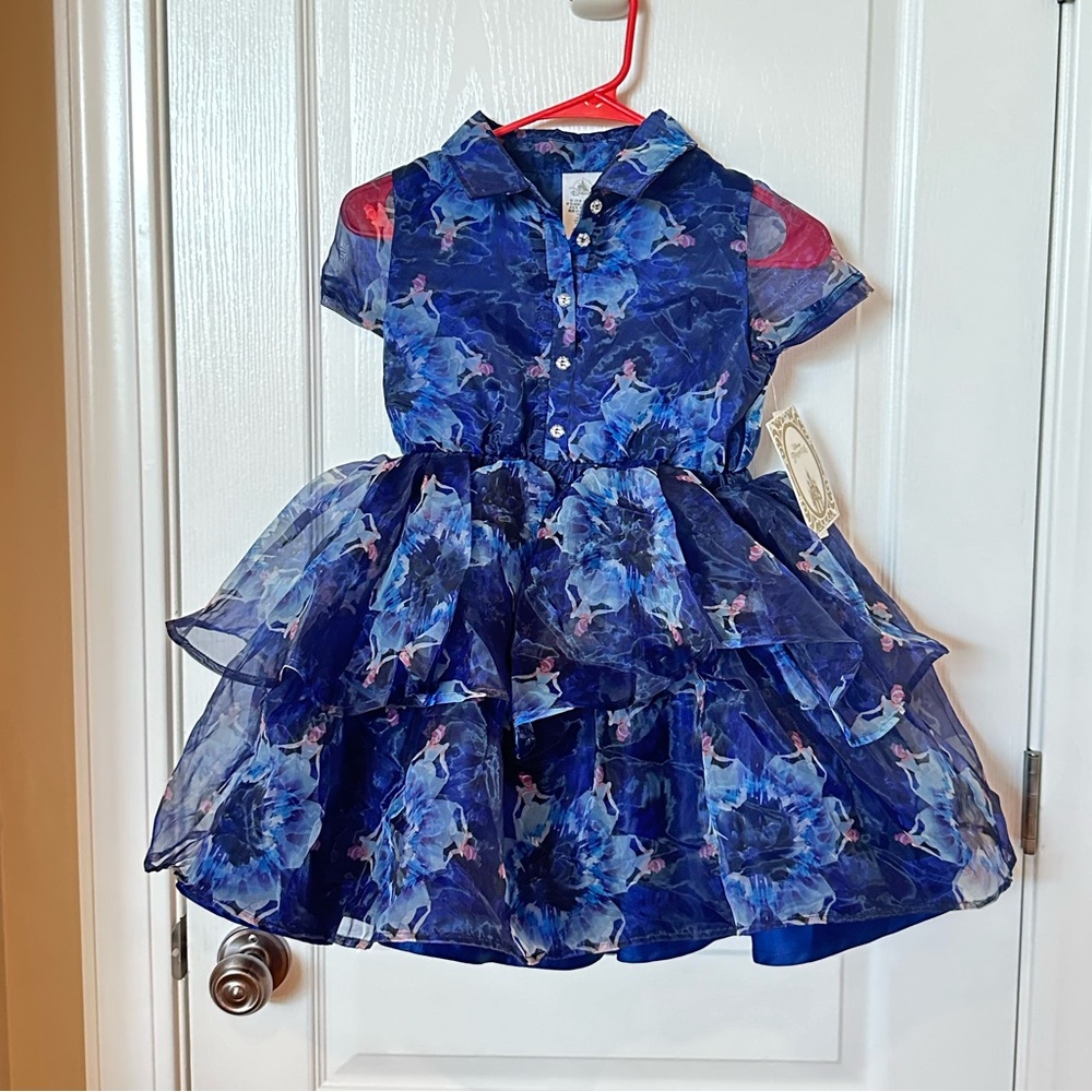 DISNEY PRINCESS Cinderella size 7/8 Dress NEW from Disneyland! Perfect